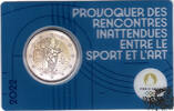 Frankreich 2 Euro 2 Euro 2022 - Olympiade 2024 BLAU -