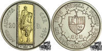 20 Diners 1995 Andorra 20 Diners 1995 - Berenger, im Etui mit Zertifikat stplfr.