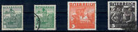 Österreich Österreich 1934 Satz o, S. 2,00 bis 5,00 - Trachten -