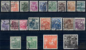 Österreich Österreich 1934-36 Satz o, Gr. 1 bis S. 5 - Trachten I. -