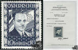 Österreich Österreich 1936 **, S. 10,00 - Dollfuß, mit Attest -