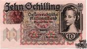 10 Schilling 1946 - 2.Republik - sehr schön -