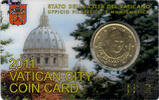 0,50 Euro 50 Cent 2011 - Vatikan, Coincard Nr. 2 -