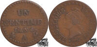 1 Centiemen 1 Centime LAN 6 A - Frankreich -