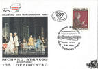 Österreich Österreich FDC 1989 - 6 S - 125. Geburtstag von Richard Strauss -