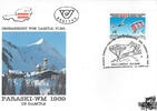 Österreich Österreich FDC 1989 - 6 S - Segelflug-WM in Wiener Neustadt-Paraski-WM in Damüls -