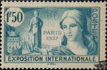 Frankreich Frankreich ** 1937 - 1,50 Franc - Weltausstellung, Paris (II) -