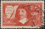 Frankreich Frankreich o 1937 - 90 Centimes - 300. Erscheinungstag des Discours de la methode -