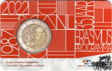Niederlande 2 Euro 2 Euro 2022 - Erasmus, Niederlande/Blister -