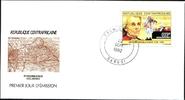 Zentralafrika FDC 1992 - 200. Todestag W. A. Mozart