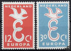 Niederlande Niederlande 1958 ** - EUROPA, Taube -