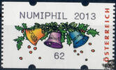Österreich 2013 Automatenmarke ** - € 0,62 - Glocken: NUMIPHIL 2013 -