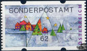 Österreich 2014 Automatenmarke ** - € 0,62 - Dorf im Schnee: SONDERPOSTAMT -