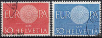 Schweiz Schweiz 1960 ** - EUROPA, Wagenrad -