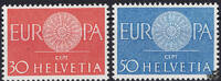 Schweiz Schweiz 1960 o - EUROPA, Wagenrad -