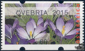 Österreich 2015 Automatenmarke ** - € 0,68 - Krokus: ÖVEBRIA 2015 -