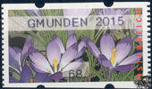 Österreich 2015 Automatenmarke ** - € 0,68 - Krokus: GMUNDEN 2015 -