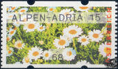 Österreich 2015 Automatenmarke ** - € 0,68 - Magerwiesen-Margerite: ALPEN-ADRIA 15 -