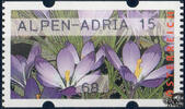 Österreich 2015 Automatenmarke ** - € 0,68 - Krokus: ALPEN-ADRIA 15 -