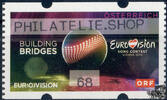 Österreich 2015 Automatenmarke ** - € 0,68 - Eurovision Song Contest - Kugel: PHILATELIE.SHOP -