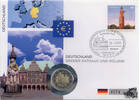 Deutschland 2 € Münze + 0,45 Briefmarke Euro Numisbrief Deutschland - Bremer Ratshaus -