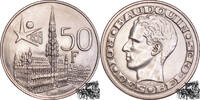 50 Francs 1958 Belgien 50 Francs 1958 - Rathaus Brüssel f.stplfr.