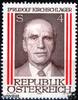 Österreich Österreich ** 1980 - 4 S - 65. Geburtstag des Herrn Bundespräsidenten Dr. Rudolf Kirchschläger -