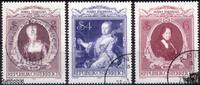 Österreich o Satz 1980 - S 2.5, 4, 6 - 200. Todestag von Kaiserin Maria Theresia -