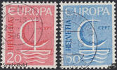 Schweiz Schweiz 1966 o - EUROPA, Boot -