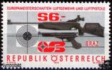 Österreich Österreich ** 1979 - 6 S - Europameisterschaften - Luftgewehr und Luftpistole -