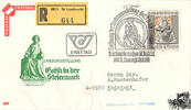 Österreich Österreich FDC 1978 - 2,50 S - Landesausstellung Gotik in der Steiermark - St. Lambrecht - Reko -