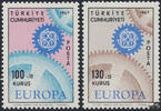 Türkei Türkei 1967 ** - EUROPA, Zahnräder -