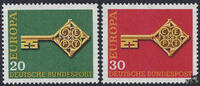 Deutschland Deutschland 1968 ** - EUROPA, Schlüssel -
