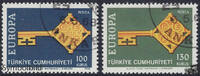 Türkei Türkei 1968 o - EUROPA, Schlüssel -