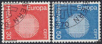 Schweiz Schweiz 1970 o - EUROPA, Sonne -