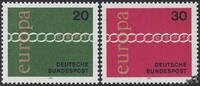 Deutschland Deutschland 1971 ** - EUROPA, Brüderlichkeit -