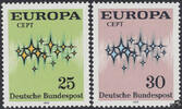 Deutschland Deutschland 1972 ** - EUROPA, Sterne -