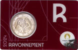 Frankreich 2 Euro 2 Euro 2024 - Frankreich Olympiade 2024 lila, Herkules -