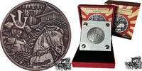 Burkina Faso 1500 Francs CFA 1500 Francs 2017 Legendäre Krieger - Samurai, Antique Finish -