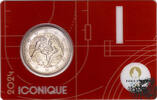 Frankreich 2 Euro 2 Euro 2024 - Frankreich Olympiade 2024 rot, Herkules -
