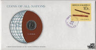 El Salvador Numisbrief - EL Salvador, Coin of all Nations -