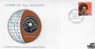 Papua Neuguinea Numisbrief - Papua-Neuguinea, Coin of all Nations -