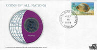 Philippinen Numisbrief - Philippinen, Coin of all Nations -