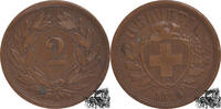 Schweiz 2 Rappen 2 Rappen 1875 B -