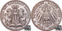 Deutschland 3 Mark 3 Mark 1909 J - Deutschland, Hamburg -