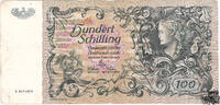 100 Schilling 1949 - 2.Republik - 2.Auflage - SN 6-Stellig - schön -