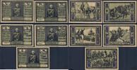 Österreich 0,50 - 2 Mark - Sparkasse der Stadt Stolp, Notgeld, Deutschland (1922) -