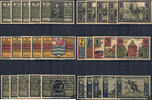 Österreich 3 x 0,50 - 2 Mark - Sparkasse der Stadt Stolp, Notgeld, Deutschland (1922), 3 komplette Serien -