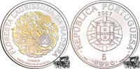 5 Euro 5 Euro 2007 - UNESCO Laurissilva-Wald v. Madeira, Goldapplikation -