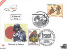 Österreich 2003 FDC, 0,55 € Samurai und Geisha - E.-K. SStp. 8700 Leoben und Werbeschau 8700 Leoben (12.04.) -